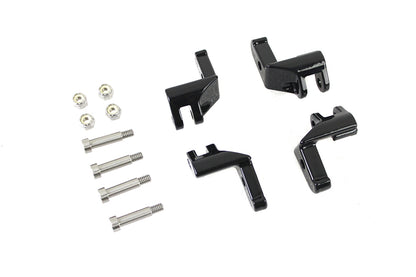 Driver Footboard Relocator Kit Black