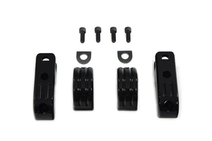 Black Engine Bar Footpeg Mount