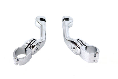 Adjustable Long Footpeg Mount Kit Chrome