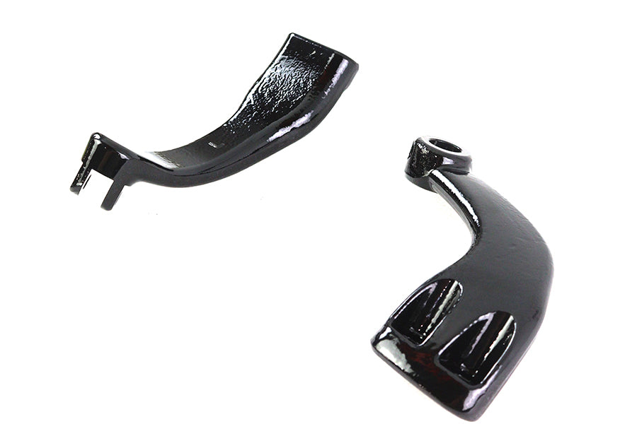 Driver Footpeg Mount Set Black