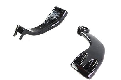 Driver Footpeg Mount Set Black