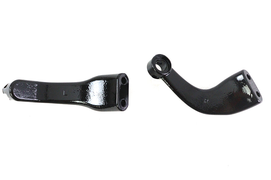 Driver Footpeg Mount Set Black