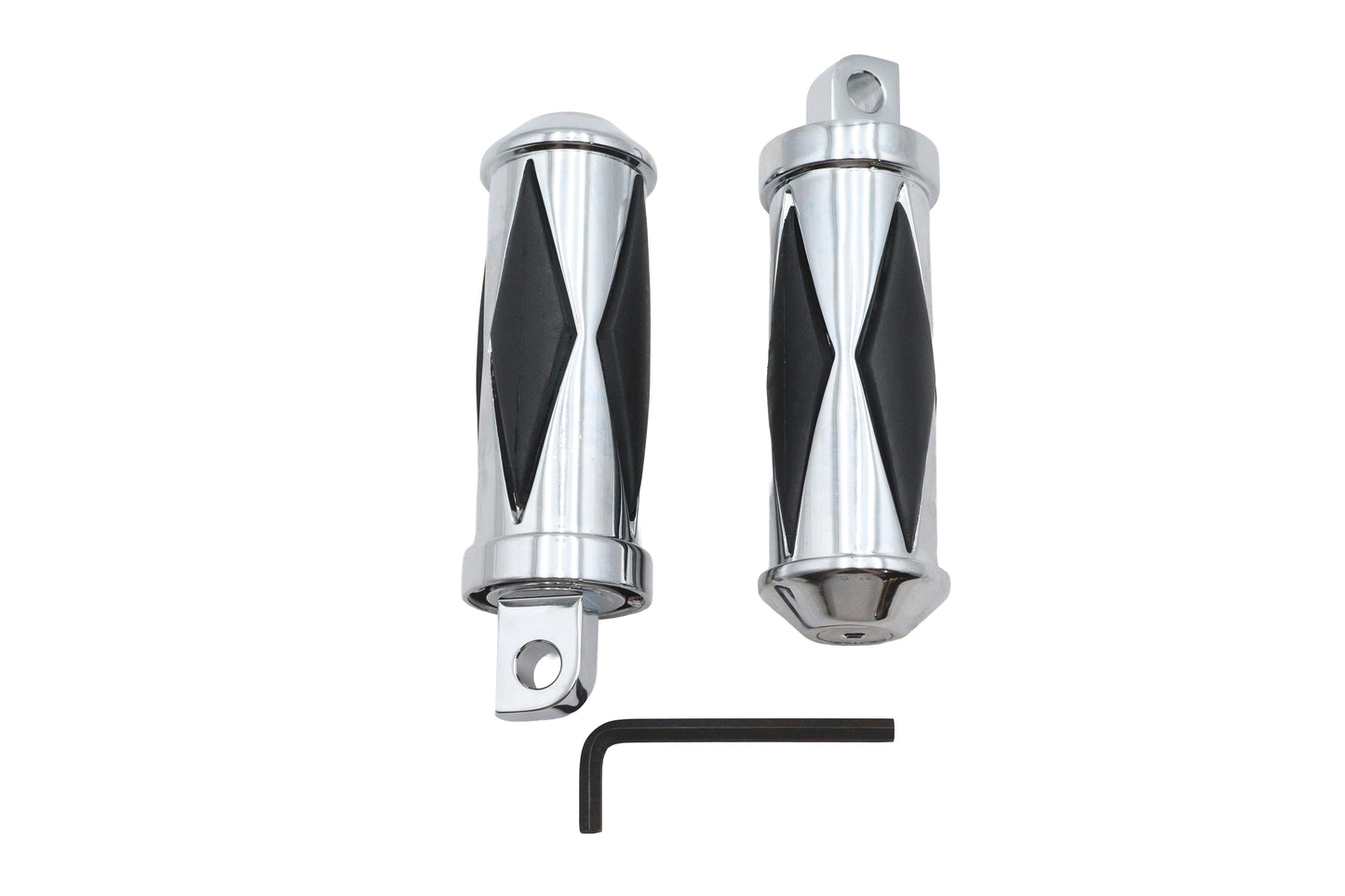 Diamond Driver Footpeg Set Chrome
