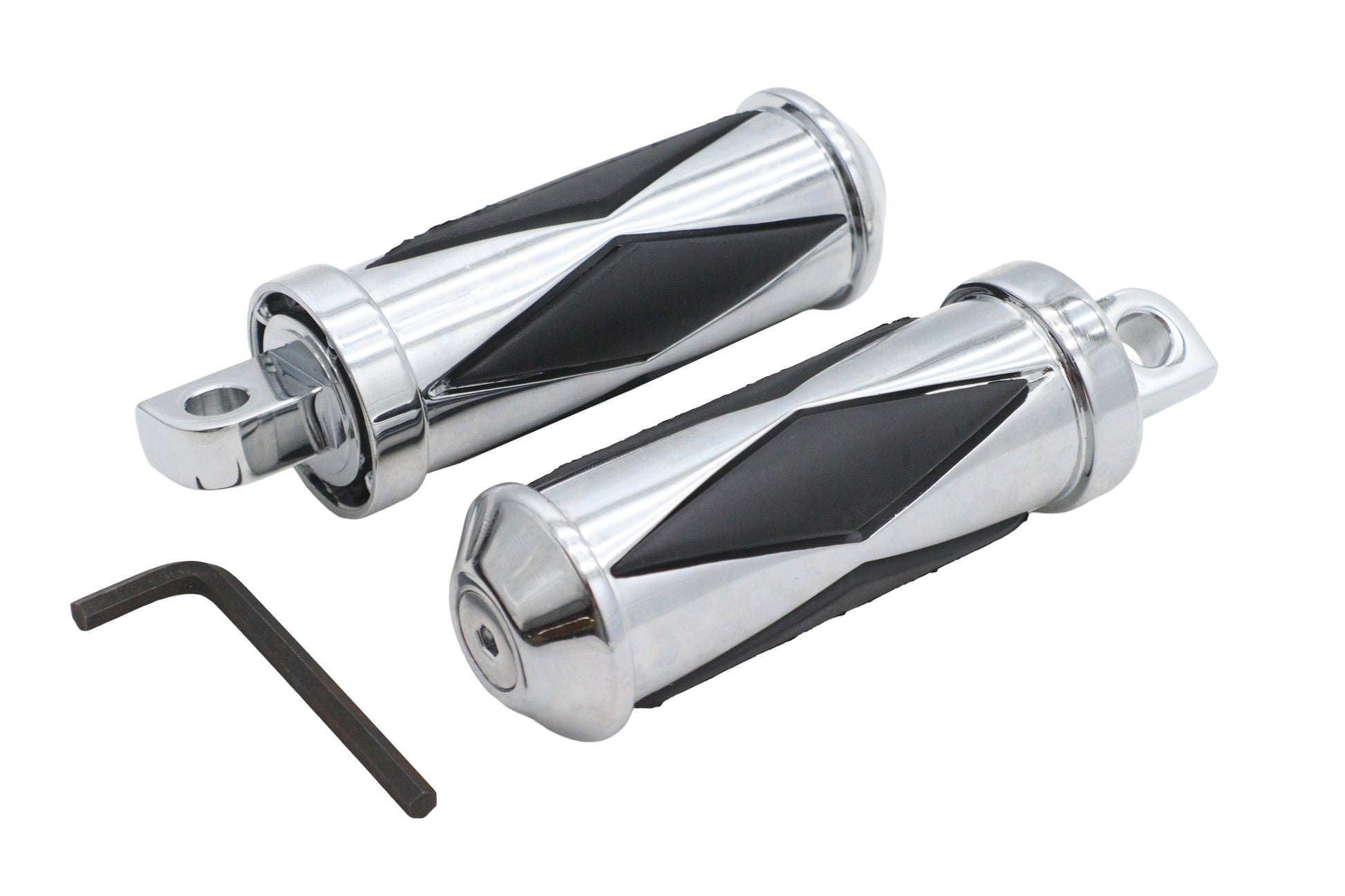 Diamond Driver Footpeg Set Chrome