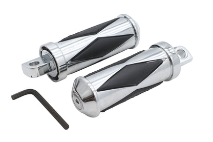 Diamond Driver Footpeg Set Chrome
