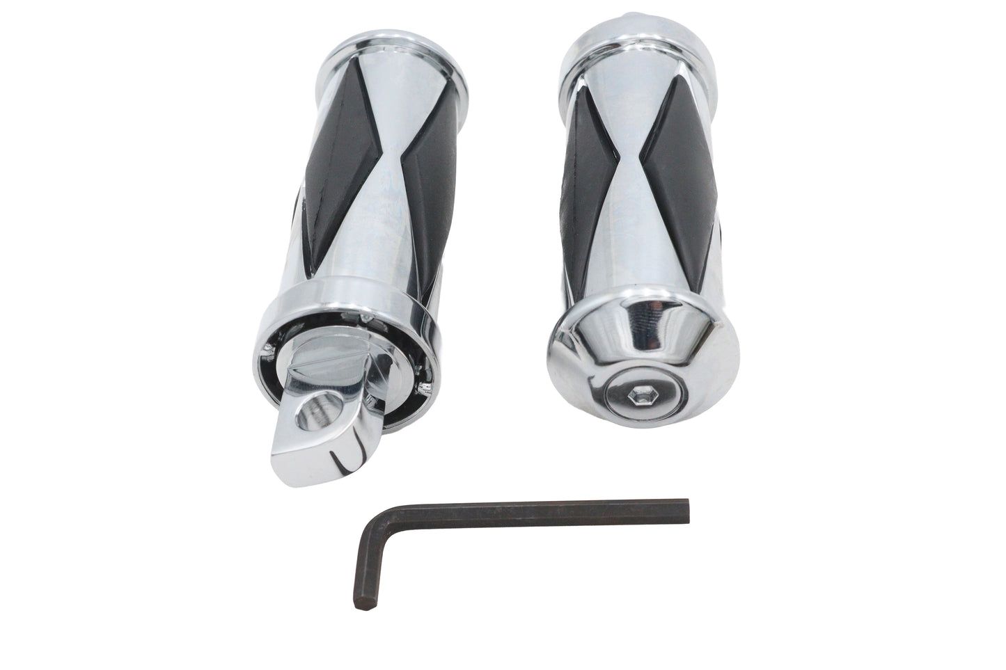 Diamond Driver Footpeg Set Chrome
