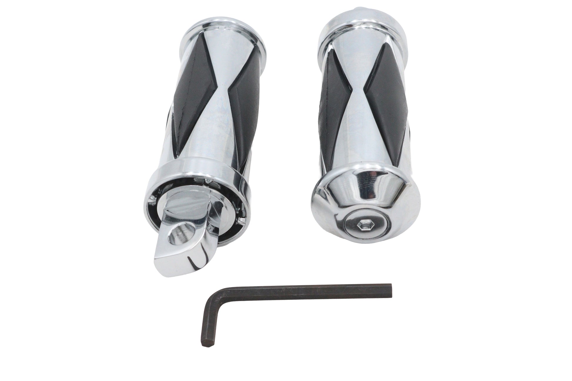 Diamond Driver Footpeg Set Chrome