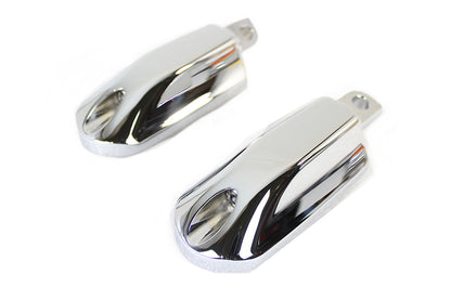 Chrome Small Streamliner Style Footpeg Set