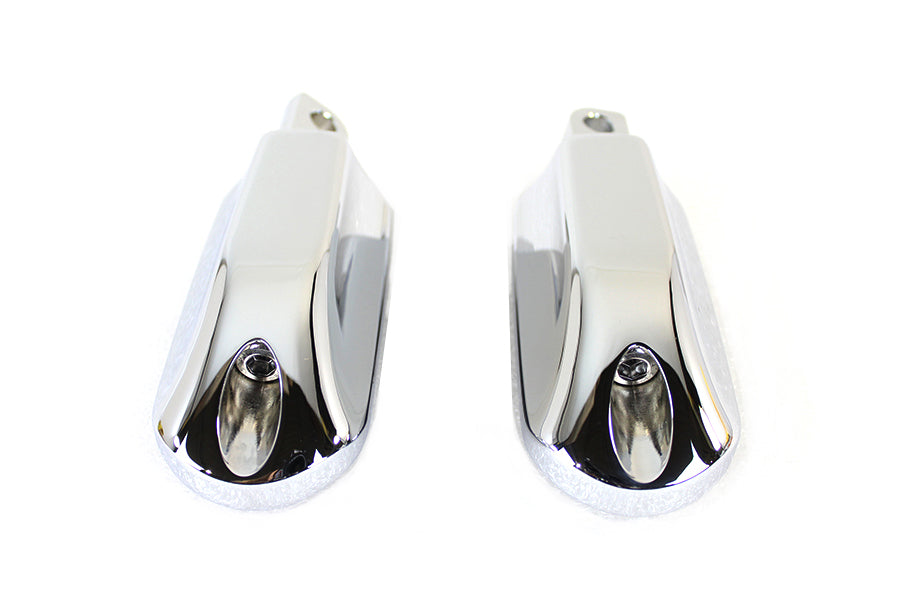 Chrome Small Streamliner Style Footpeg Set