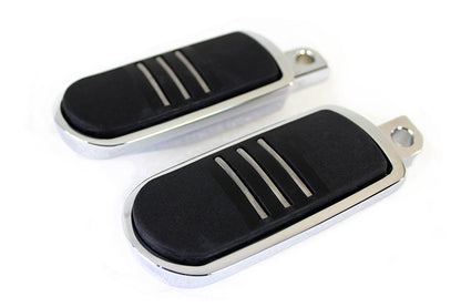 Chrome Small Streamliner Style Footpeg Set