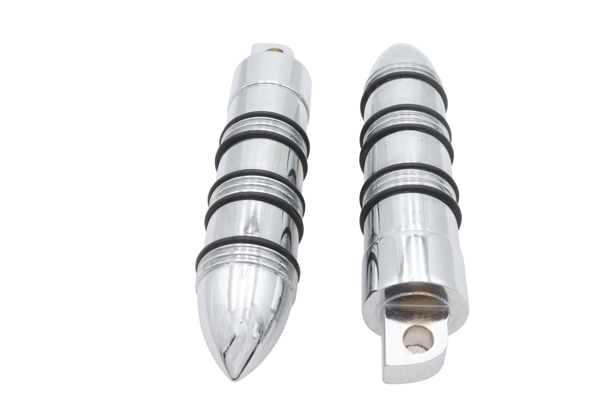 Rocket Style Footpeg Set Chrome