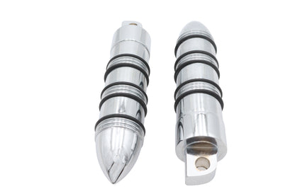 Rocket Style Footpeg Set Chrome