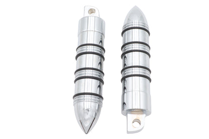 Rocket Style Footpeg Set Chrome