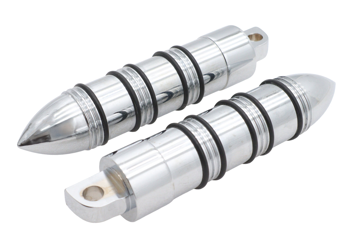 Rocket Style Footpeg Set Chrome