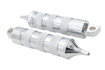 Pointed Style Footpeg Set Chrome