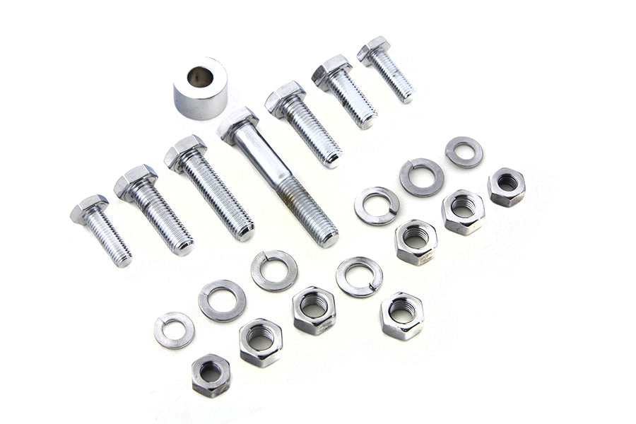 Exhaust System Mounting Bolt Kit Chrome