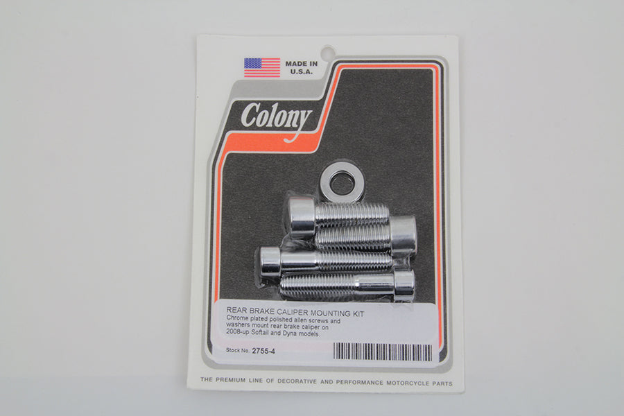 Allen Mount Kit for Rear Brake Caliper Chrome