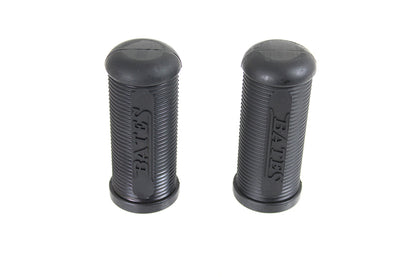 Bates Footpeg Rubber Black