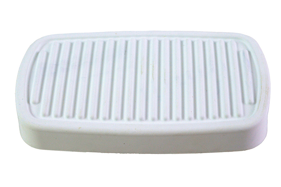 White Brake Pedal Rubber
