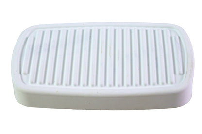 White Brake Pedal Rubber