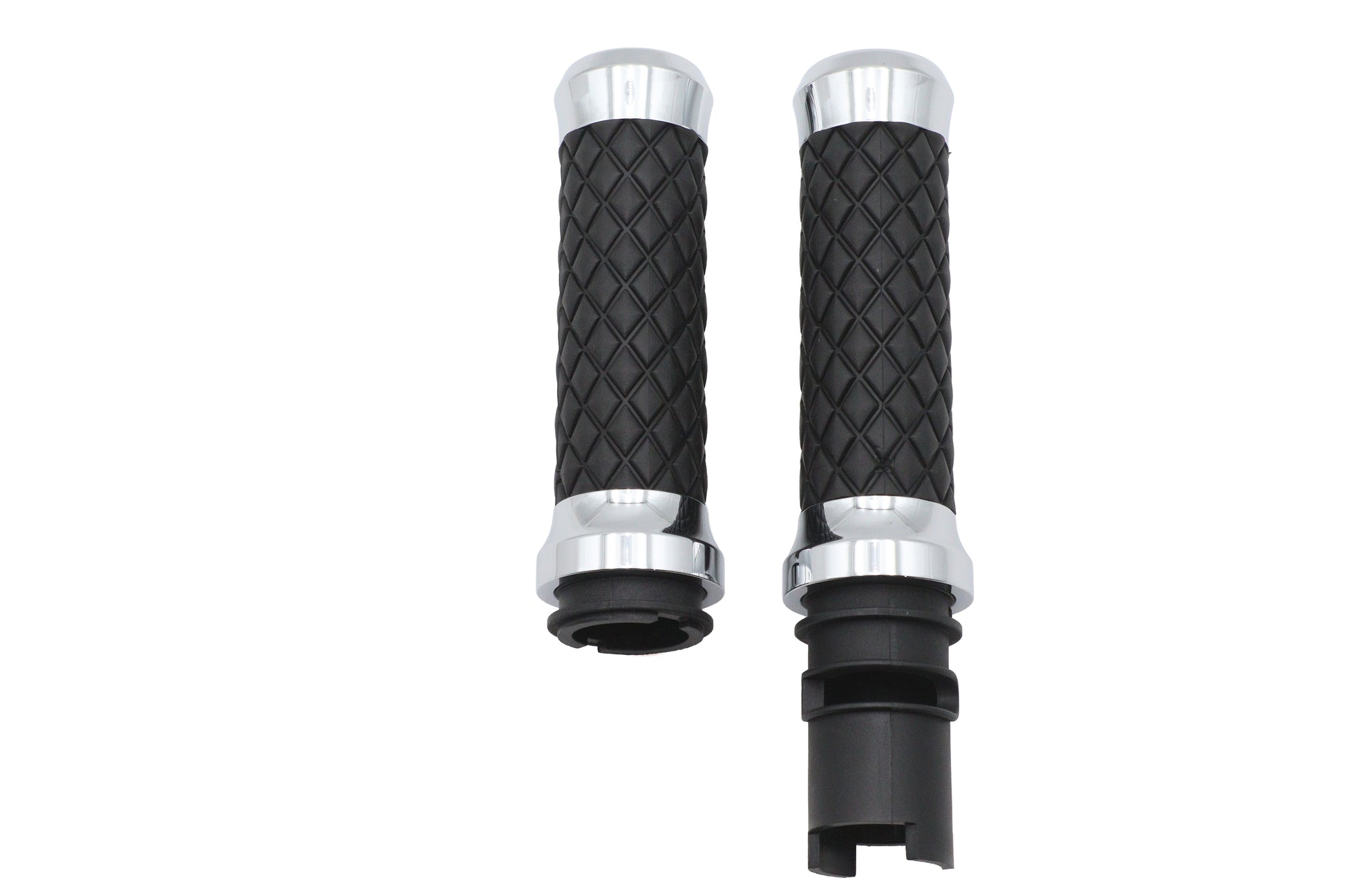 Argyle Style Grip Set Chrome