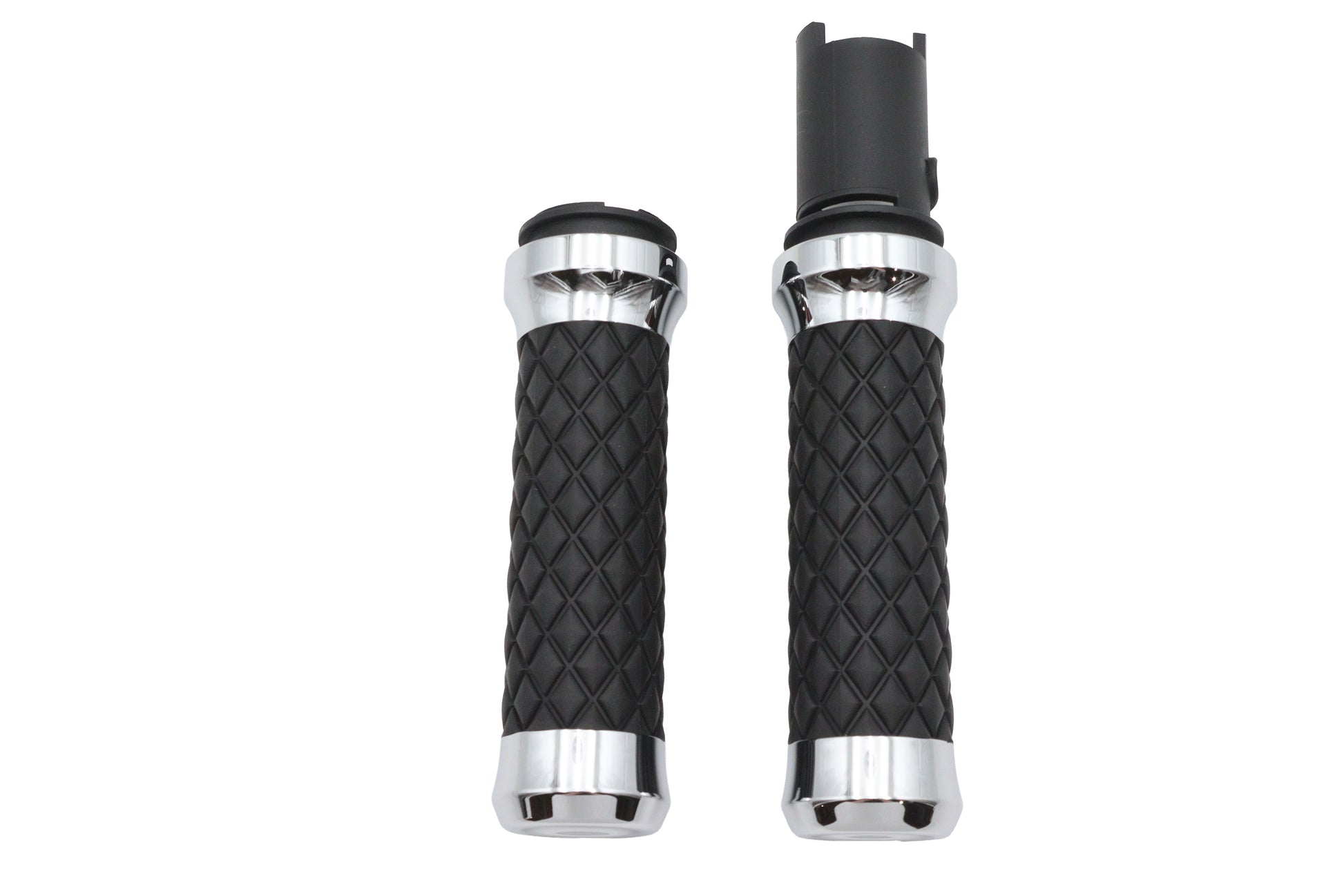 Argyle Style Grip Set Chrome