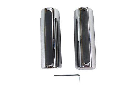 Chrome Delta Style Grip Set