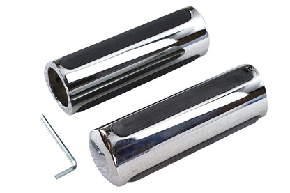 Chrome Delta Style Grip Set