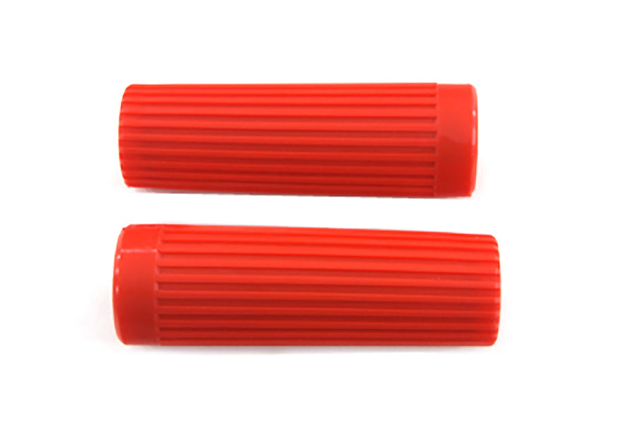 Red Grip Set Original Rib Style