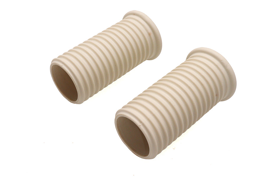 Driver Footpeg Rubber Set White