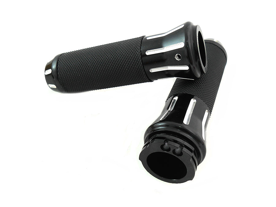 Black Grip Set with Black End Caps