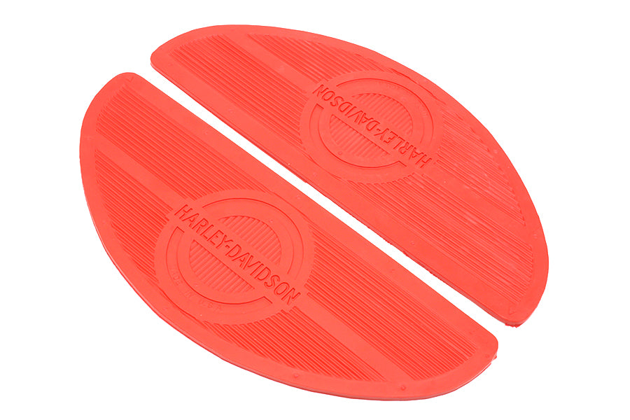 Red Oval Footbaord Set