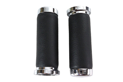 Pebble Style Grip Set with Chrome End Caps