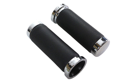 Pebble Style Grip Set with Chrome End Caps