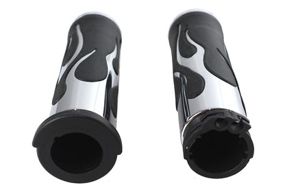 Hot Rod Flame Style Grip Set
