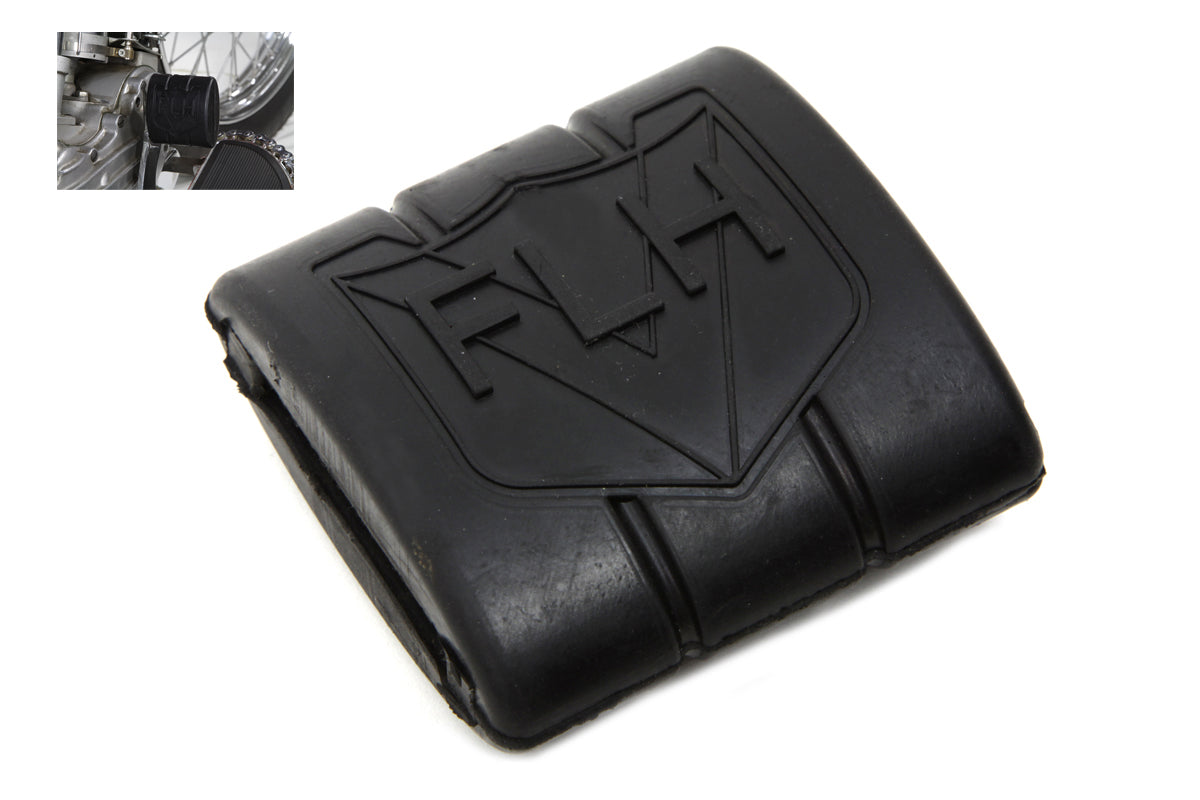 Black Rubber Brake Pedal Pad With FLH Logo