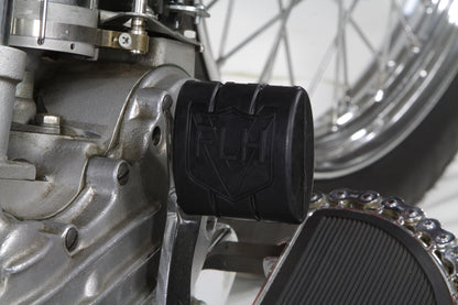 Black Rubber Brake Pedal Pad With FLH Logo