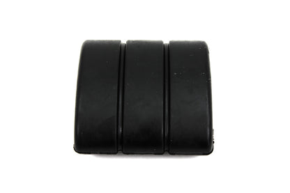Black Rubber Brake Pedal Pad With FLH Logo