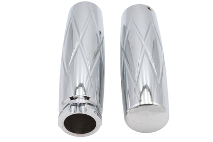 Billet Diamond Style Grip Set