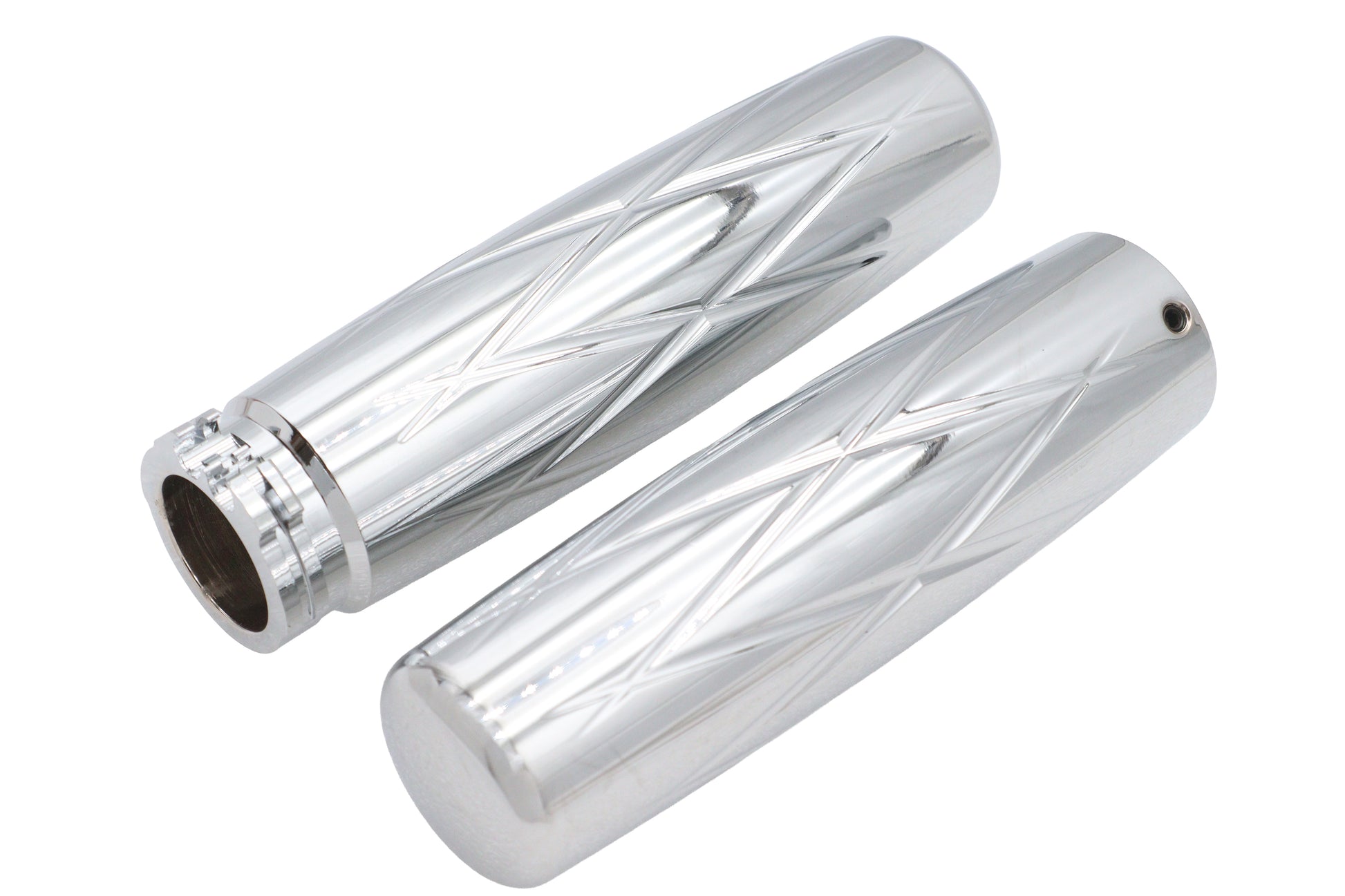 Billet Diamond Style Grip Set