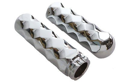Billet Faceted Style Grip Set