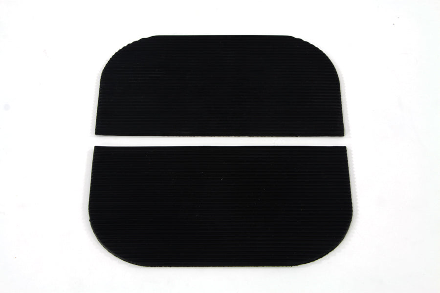 Mini Footboard Mat Set Black Rubber