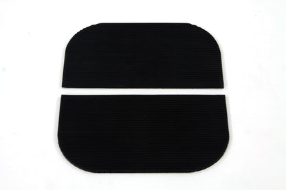 Mini Footboard Mat Set Black Rubber