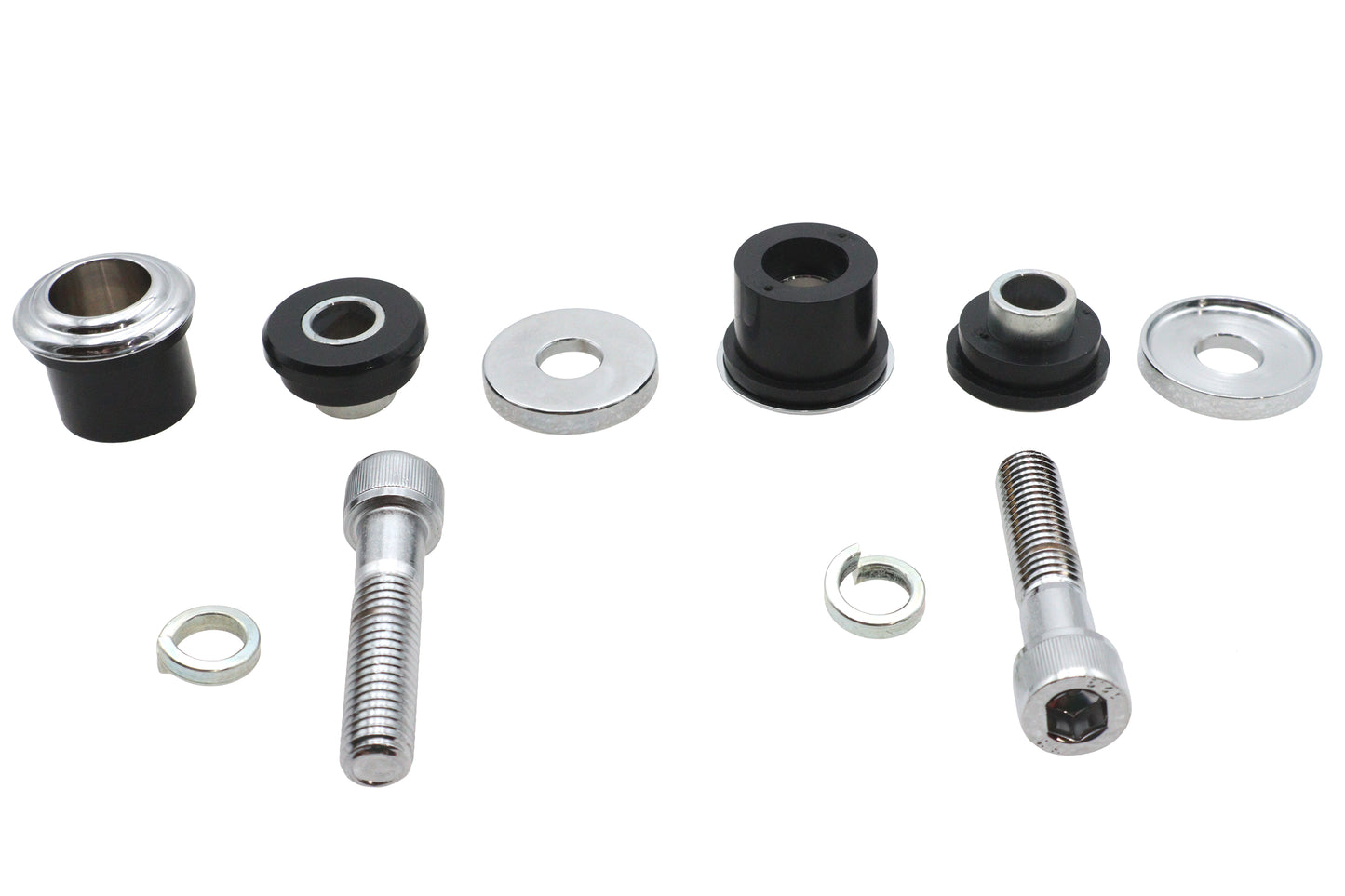 Flush Mount Handlebar Damper Kit Chrome