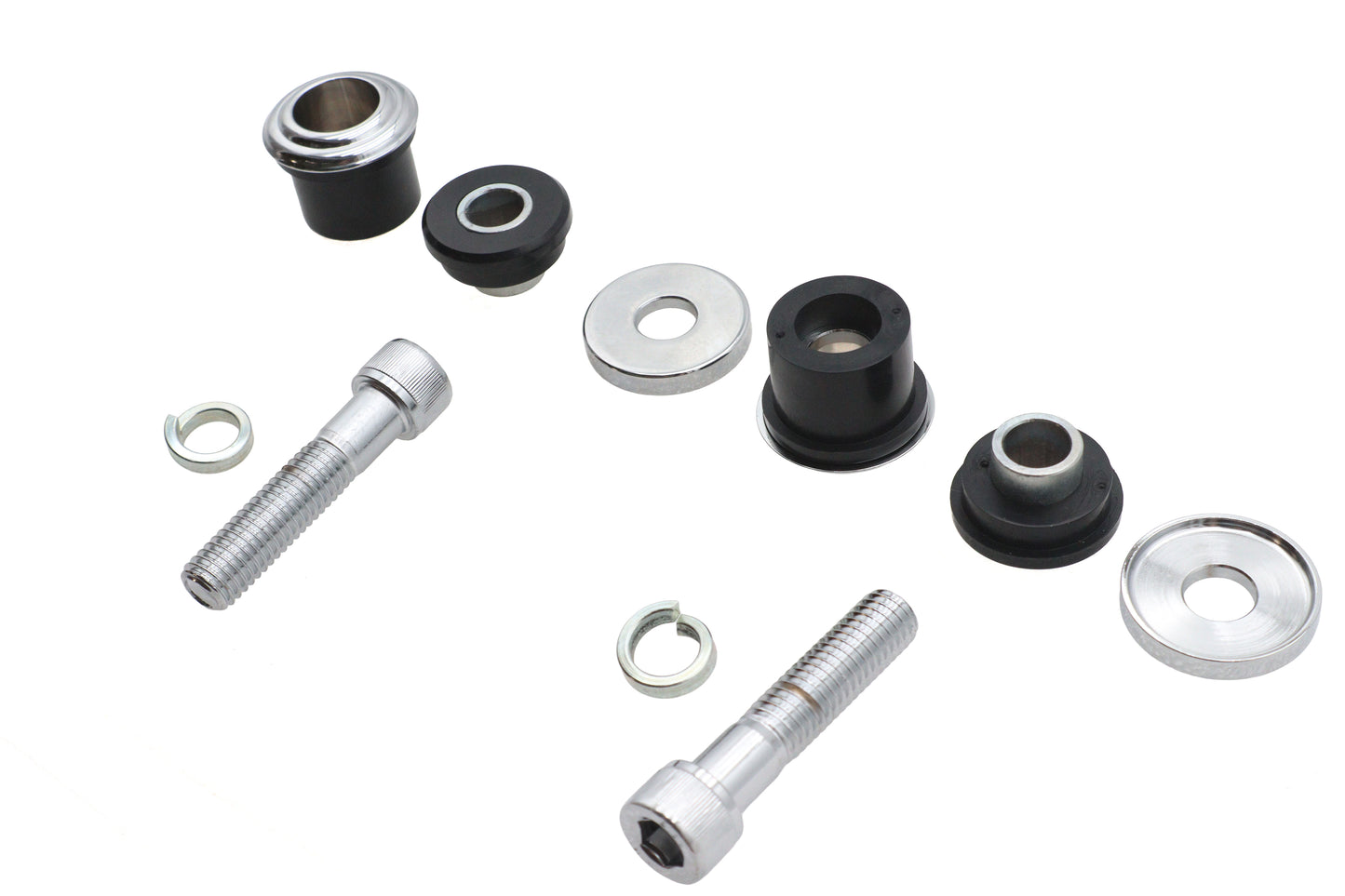 Flush Mount Handlebar Damper Kit Chrome