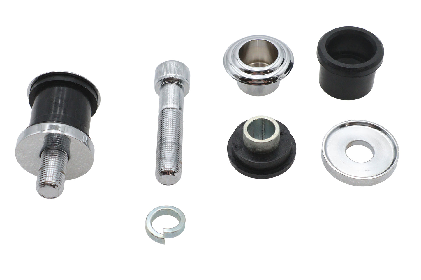Flush Mount Handlebar Damper Kit Chrome