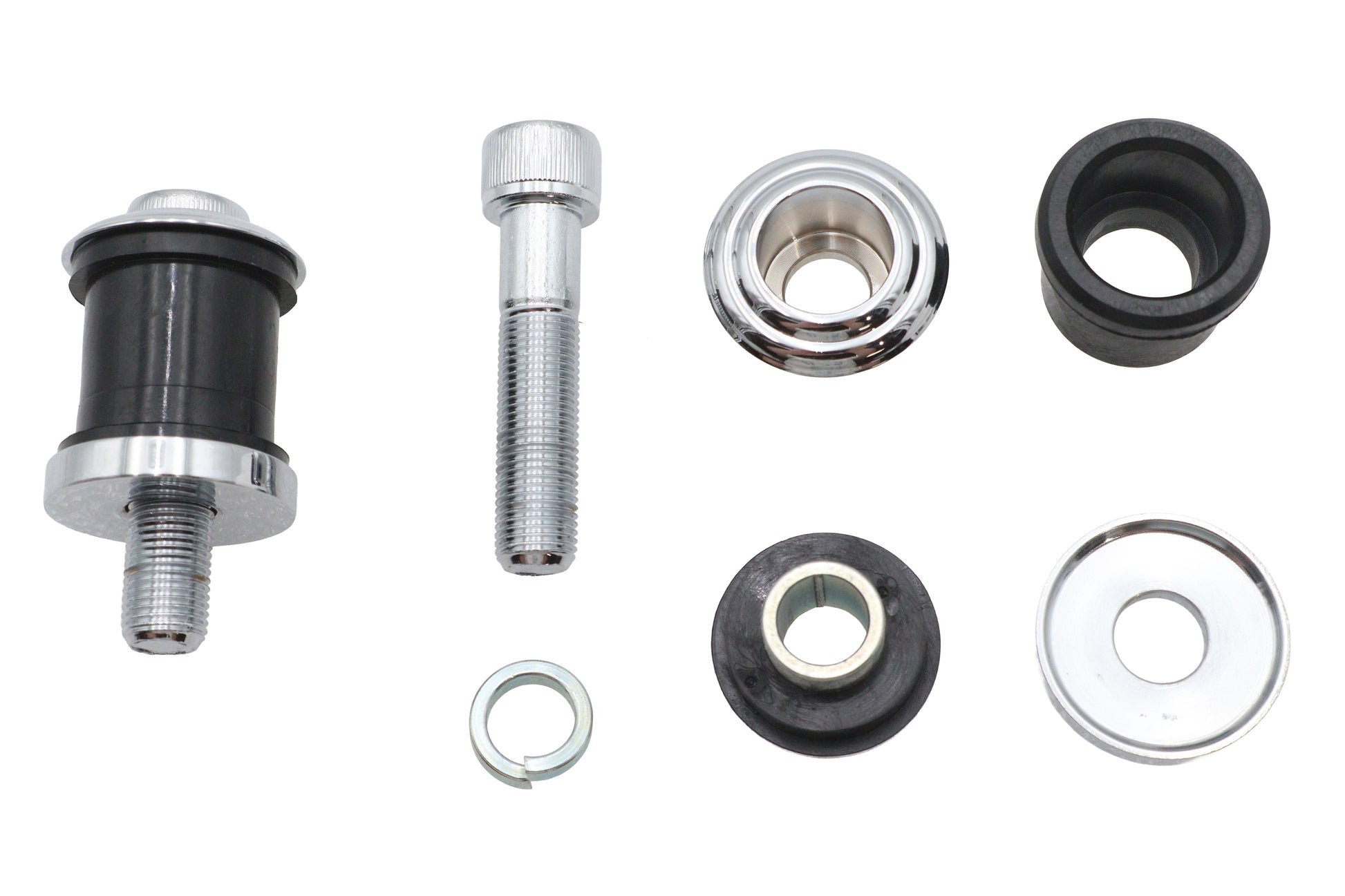 Flush Mount Handlebar Damper Kit Chrome
