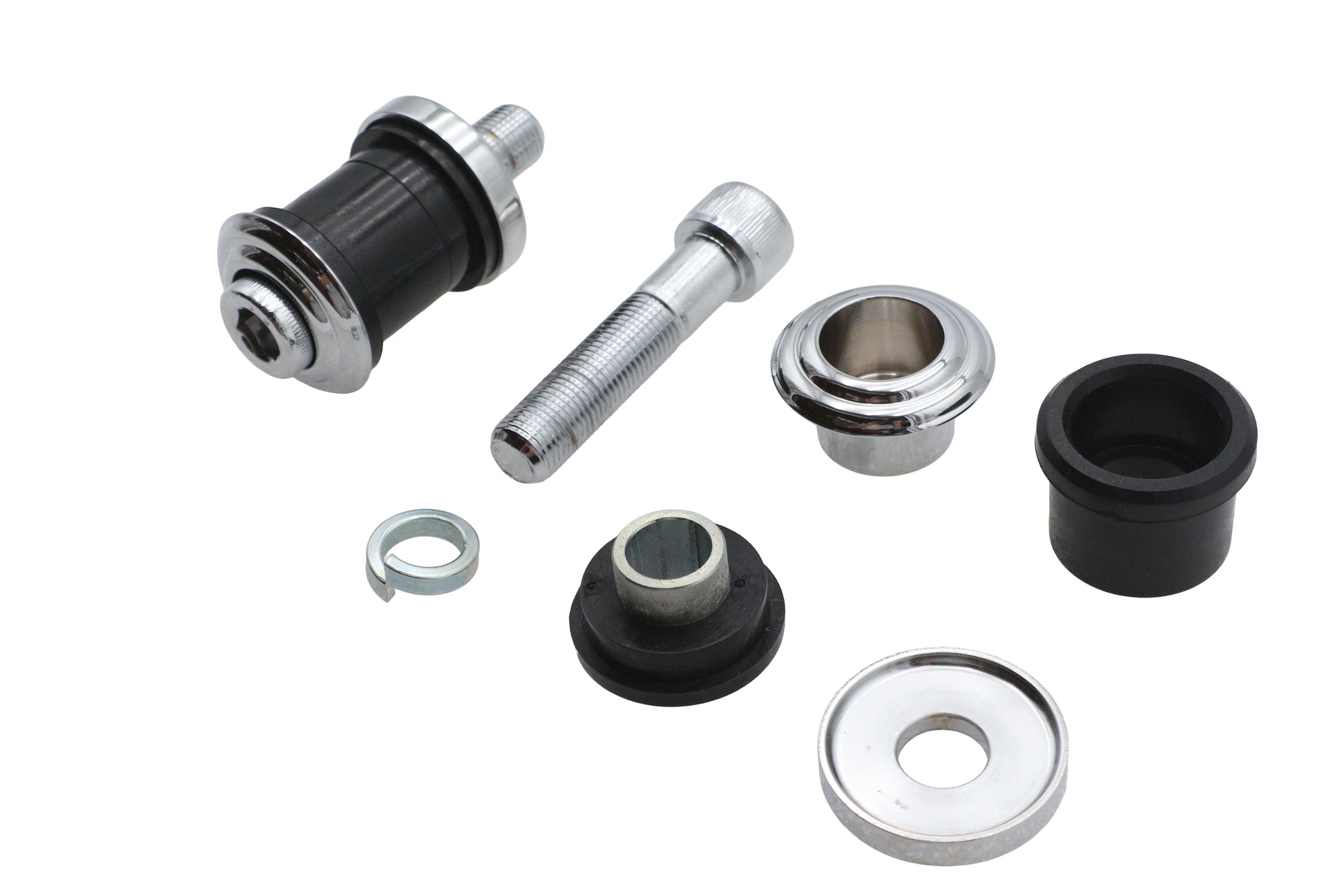 Flush Mount Handlebar Damper Kit Chrome