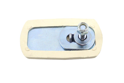 White FLH Brake Pedal Rubber Kit