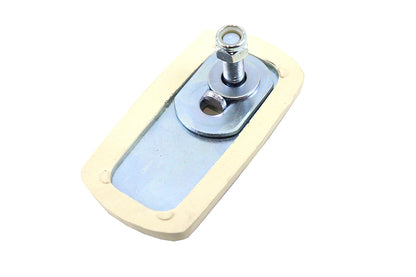 White FLH Brake Pedal Rubber Kit